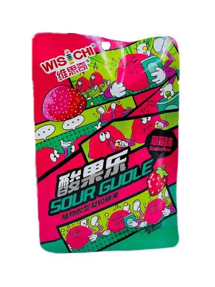 Мармеладные конфеты "Wis Chi" клубника