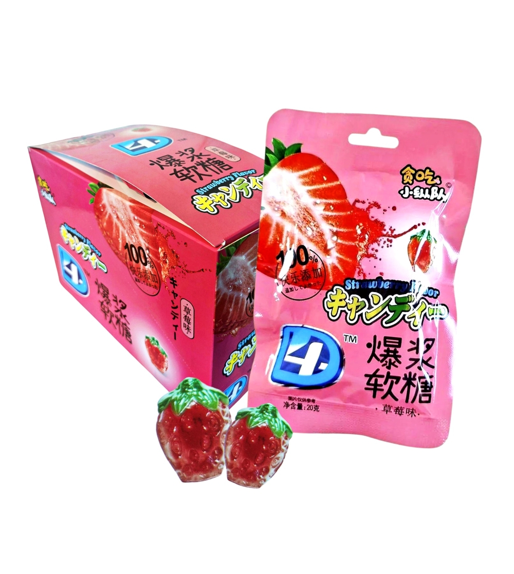 Жев.конфеты Tanchixiaodui со вкусом клубники   20гр