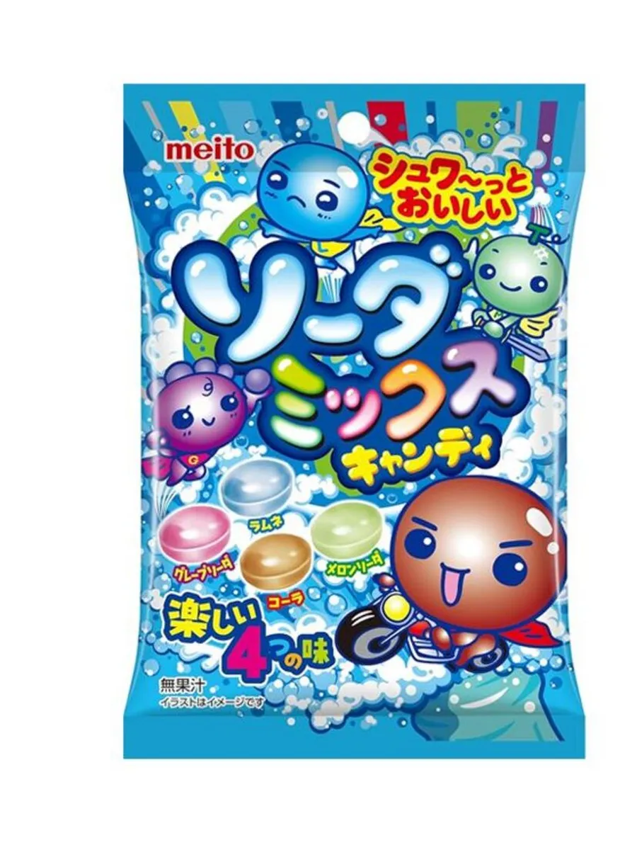 Леденцы Mieto Soda Mix Candy   56гр