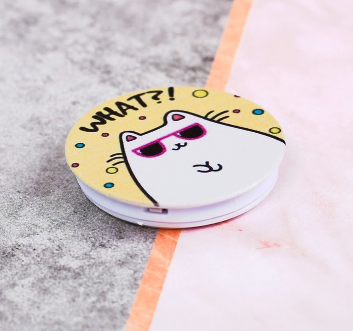 Попсокет What?, 4 × 4 см