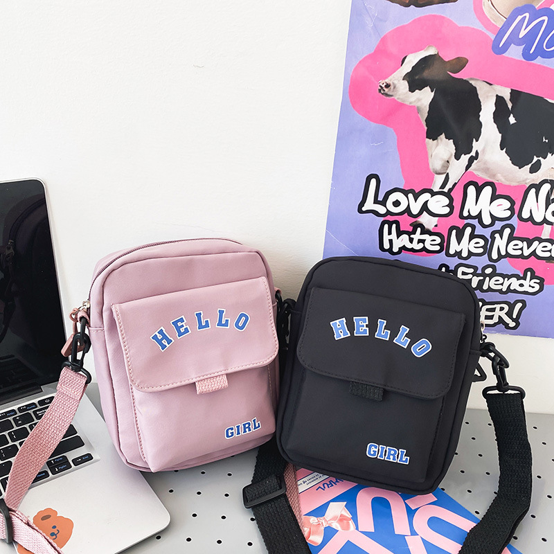 Сумка на плечо "Hello Girl" черная