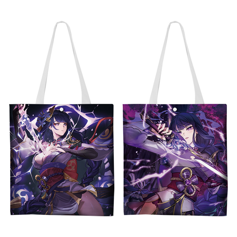 Шоппер "Genshin Impact" Райдэн (фиолетовая)