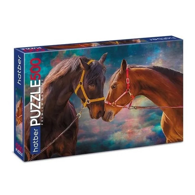 Пазлы 500 элементов 48*33см -Лошади- 500ПЗ2_18156 Hatber Premium