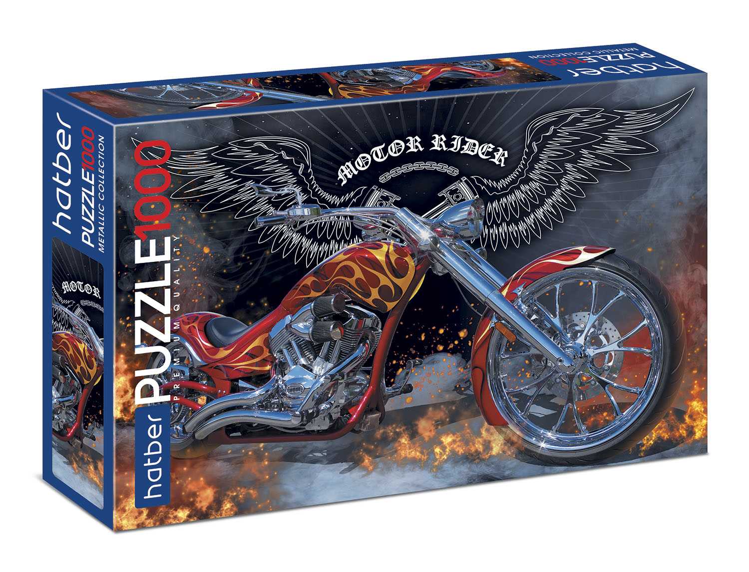 ПАЗЛЫ 1000 элементов А2ф 680х480мм фольгирование -SPEED&DRIFT-