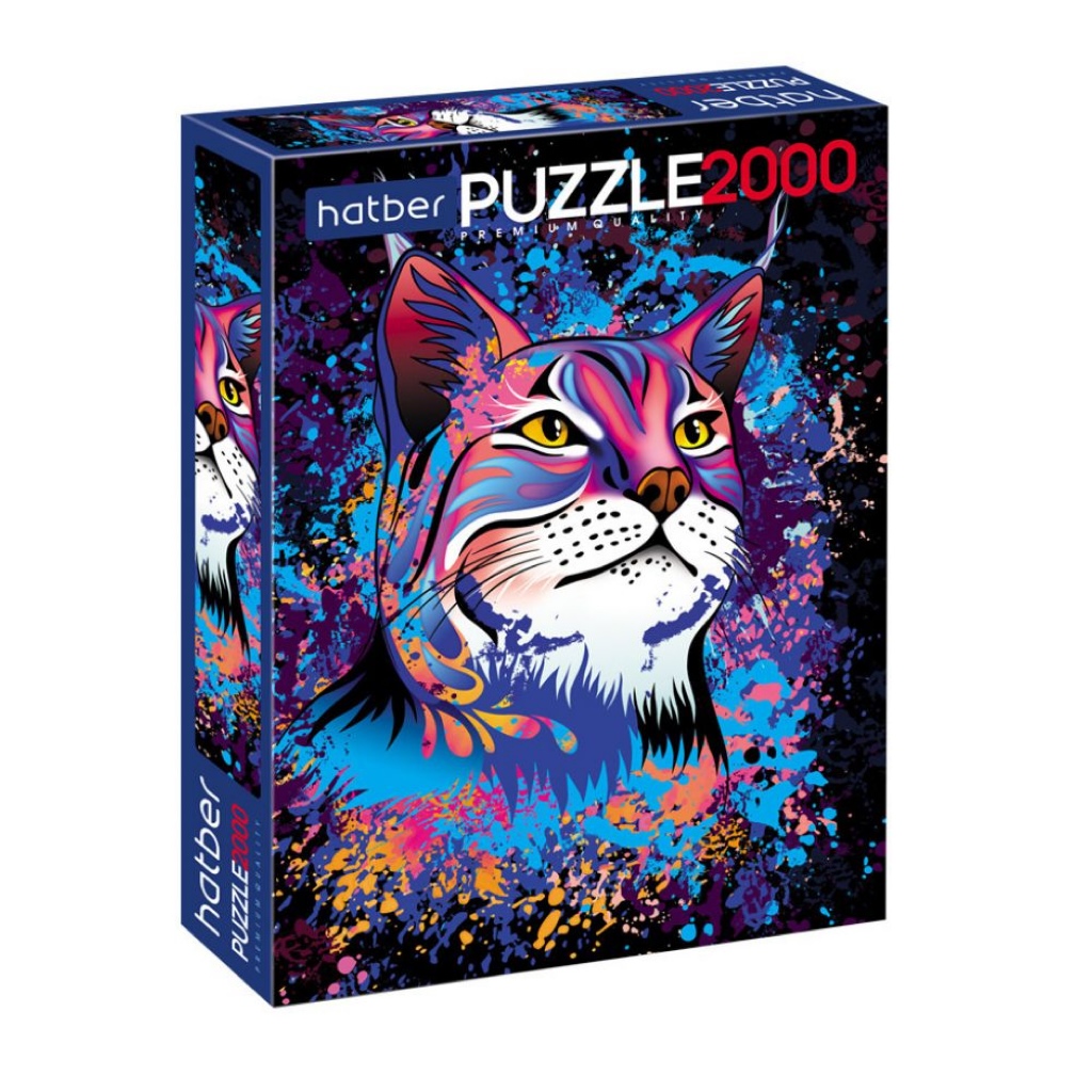 Пазл 2000 эл. Hatber Premium "Рысь"