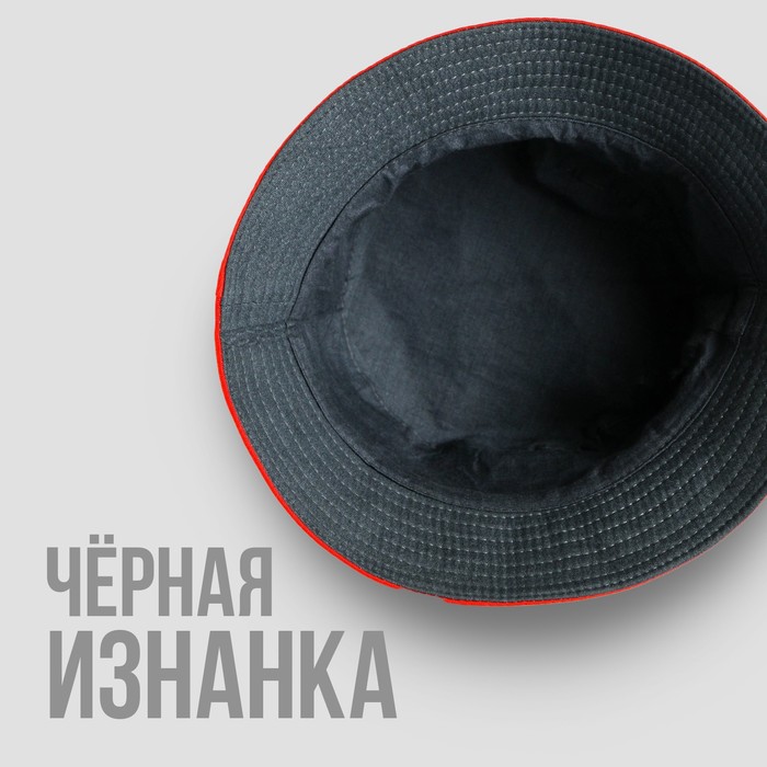 Панама «НЕнормальная», цвет красный, 56-58 рр. - фото 2