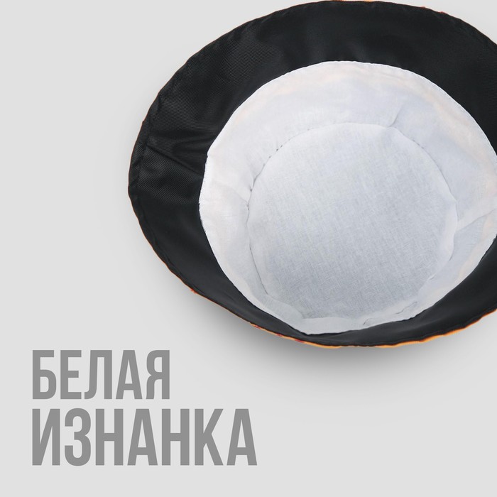 Панама «Я огонь», цвет чёрный, 56-58 рр. - фото 2