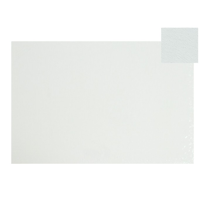 Холст на картоне 20 х 30 см, хлопок 100%, акриловый грунт, мелкозернистый, 280 г/м² - фото 2