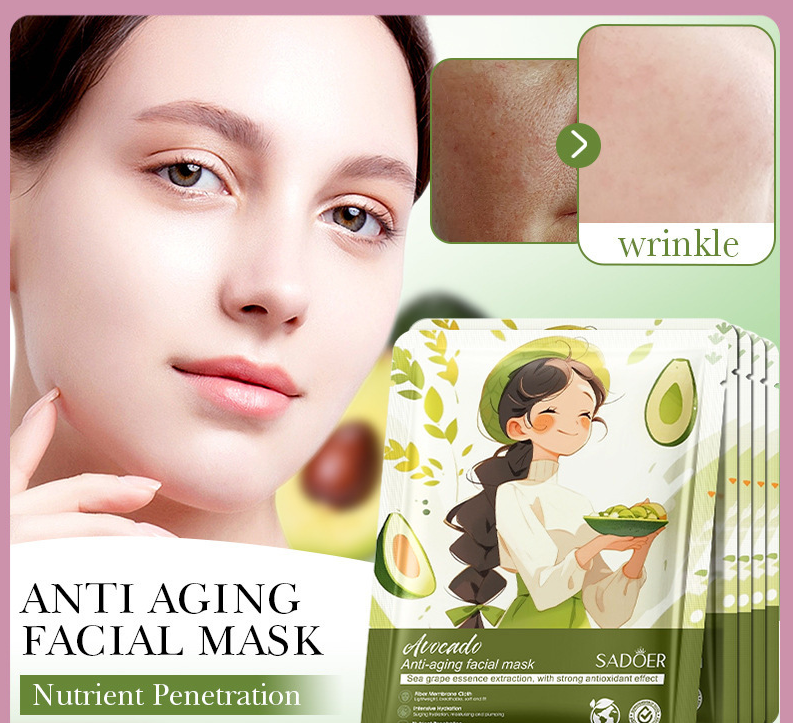 Маска косметическая Avocado авокадо (девушка)