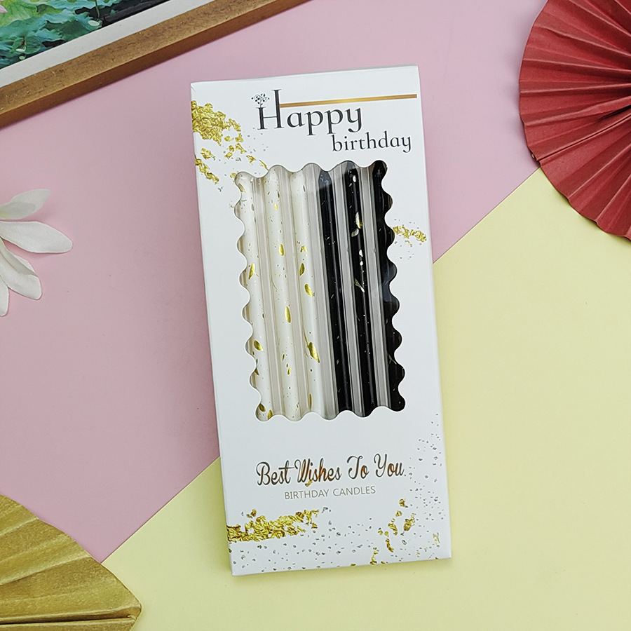 Набор свечей "Черные+белые"