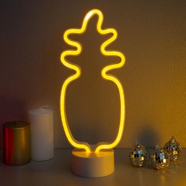 Ночник "Ананас" на подставке