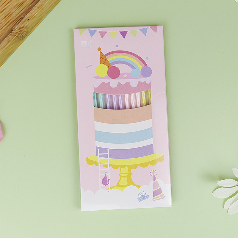 Свечи "Классические" с рисунком спирали