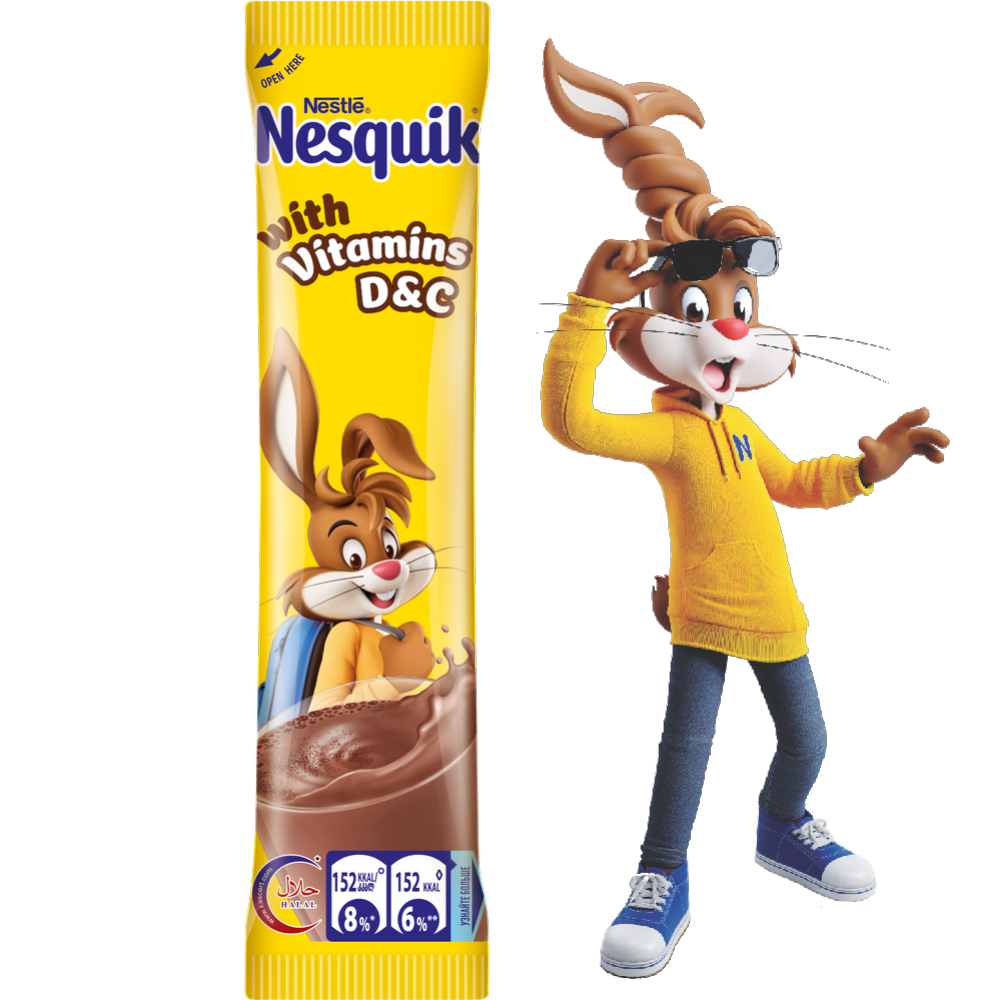 Какао напиток быстрорастворимый Nesquik 13,5г (32)*12 пакет, шт