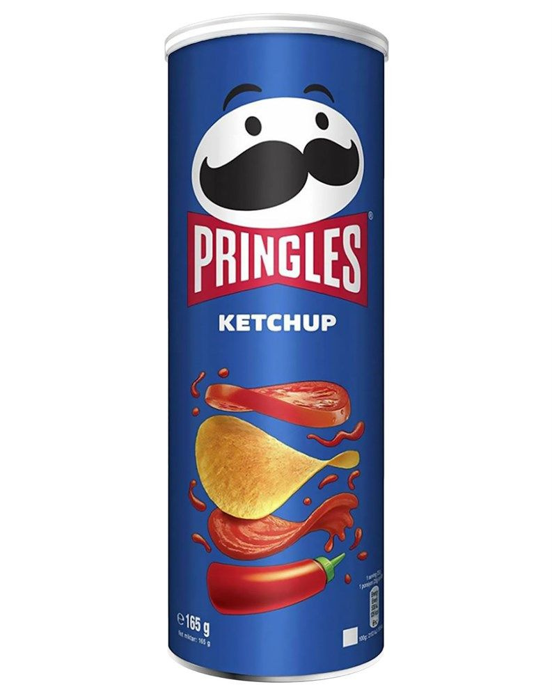 Картофельные чипсы Pringles Ketchup со вкусом кетчупа, 165 г