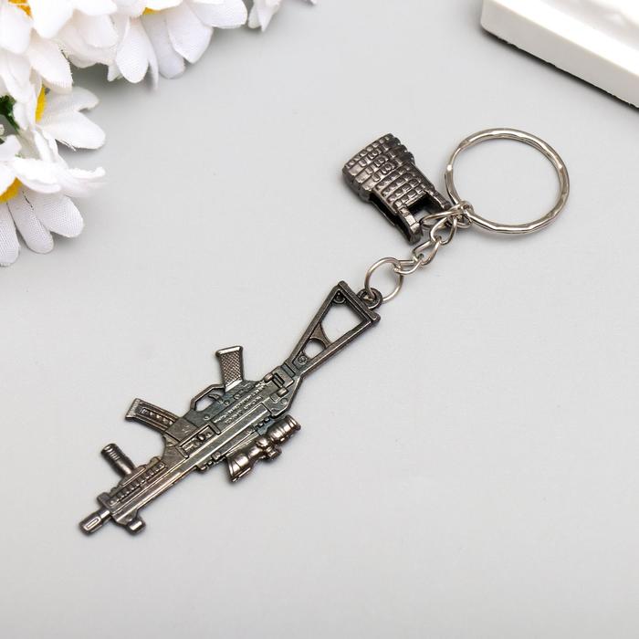 Брелок металл "Оружие/Бронежилет" МИКС 6,3х1,3 см - фото 4