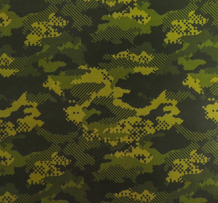 Бумага упаковочная, "Камуфляж №2", 49 х 70 см - фото 5